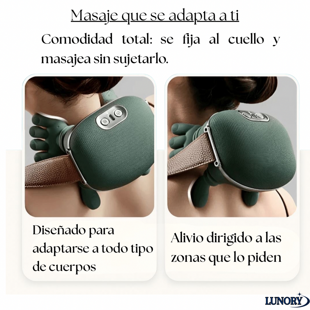 Masajeador de cuello con calefacción.