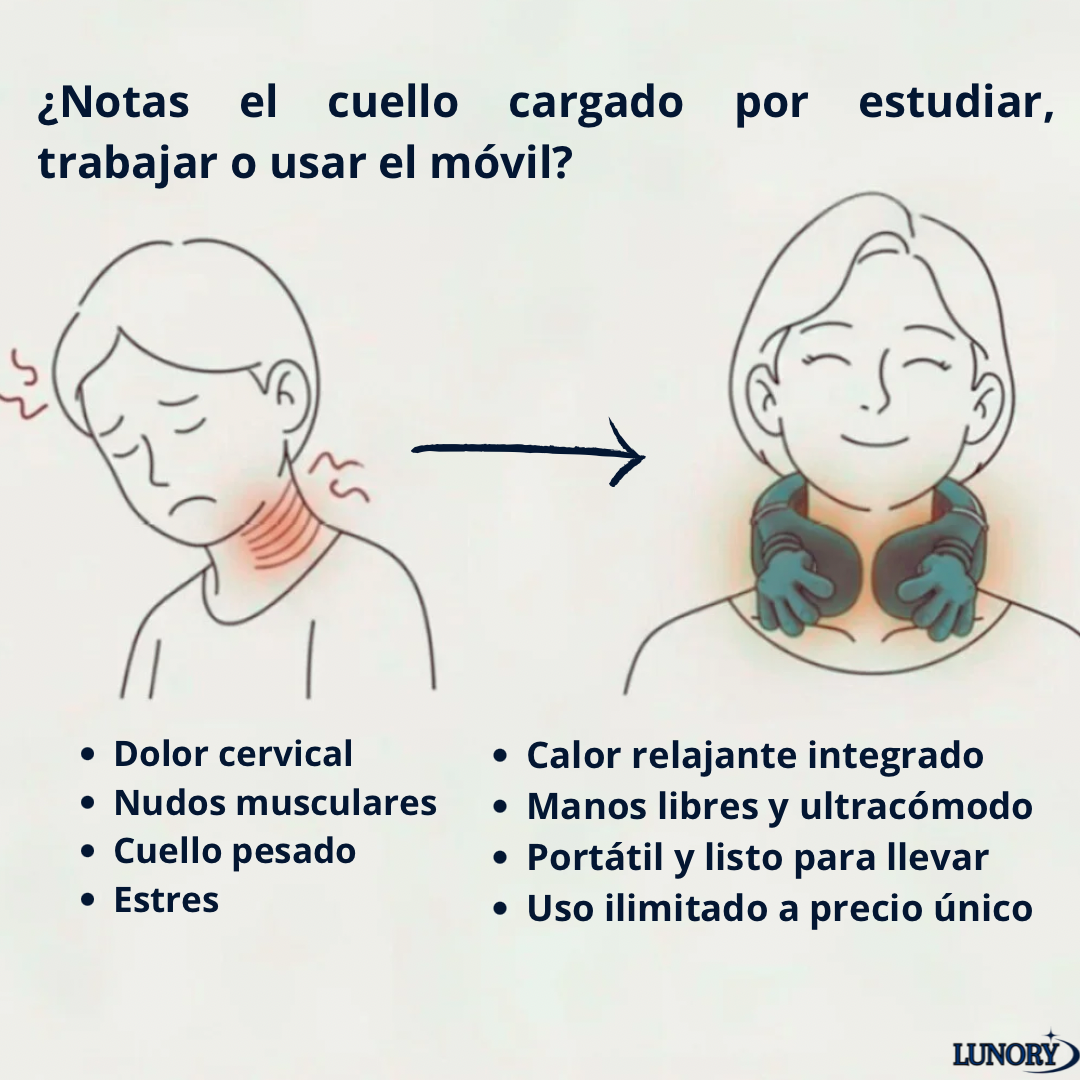 Masajeador de cuello con calefacción.