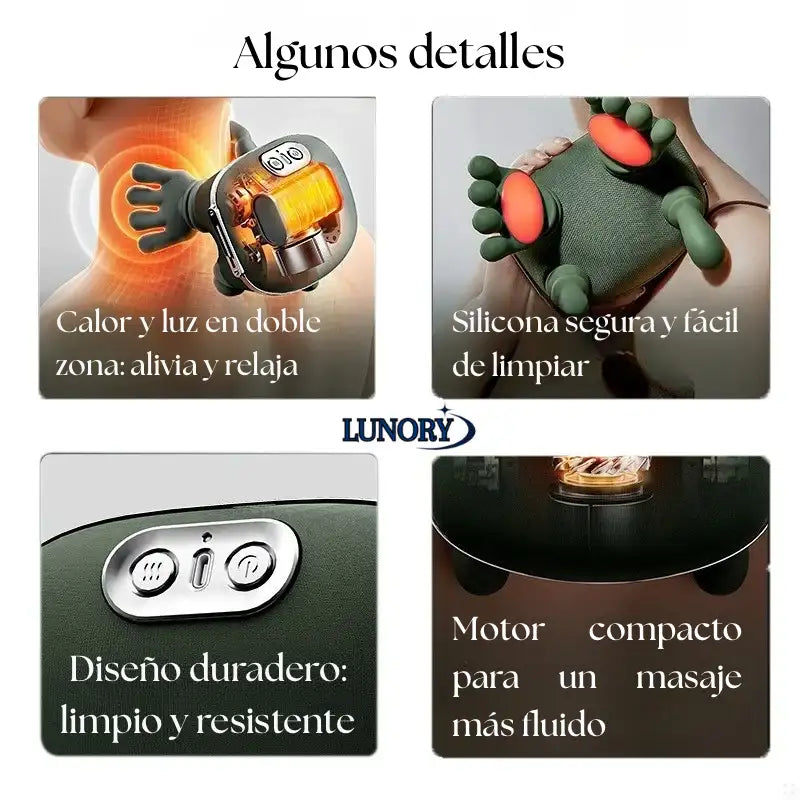 Masajeador de cuello con calefacción.
