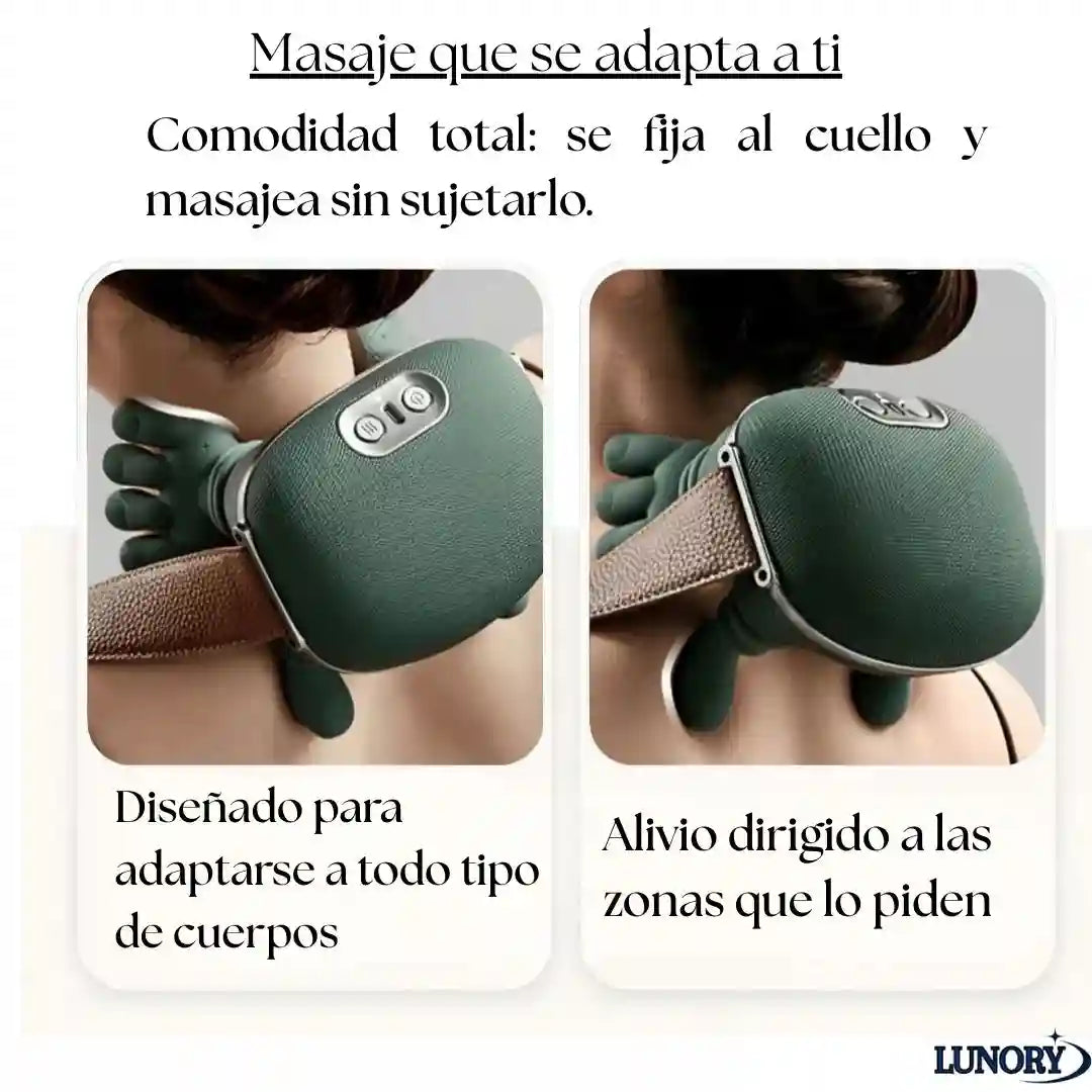 Masajeador de cuello con calefacción.