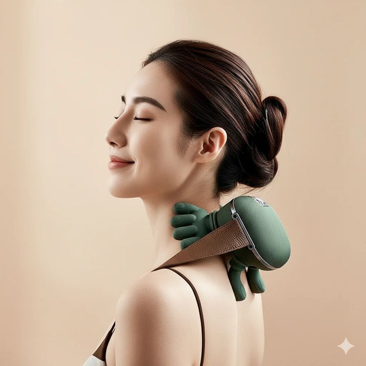 Masajeador de cuello con calefacción.